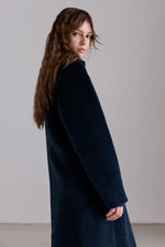Long Baby Suri Alpaca & Wool Coat