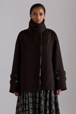 Cappotto corto in lana