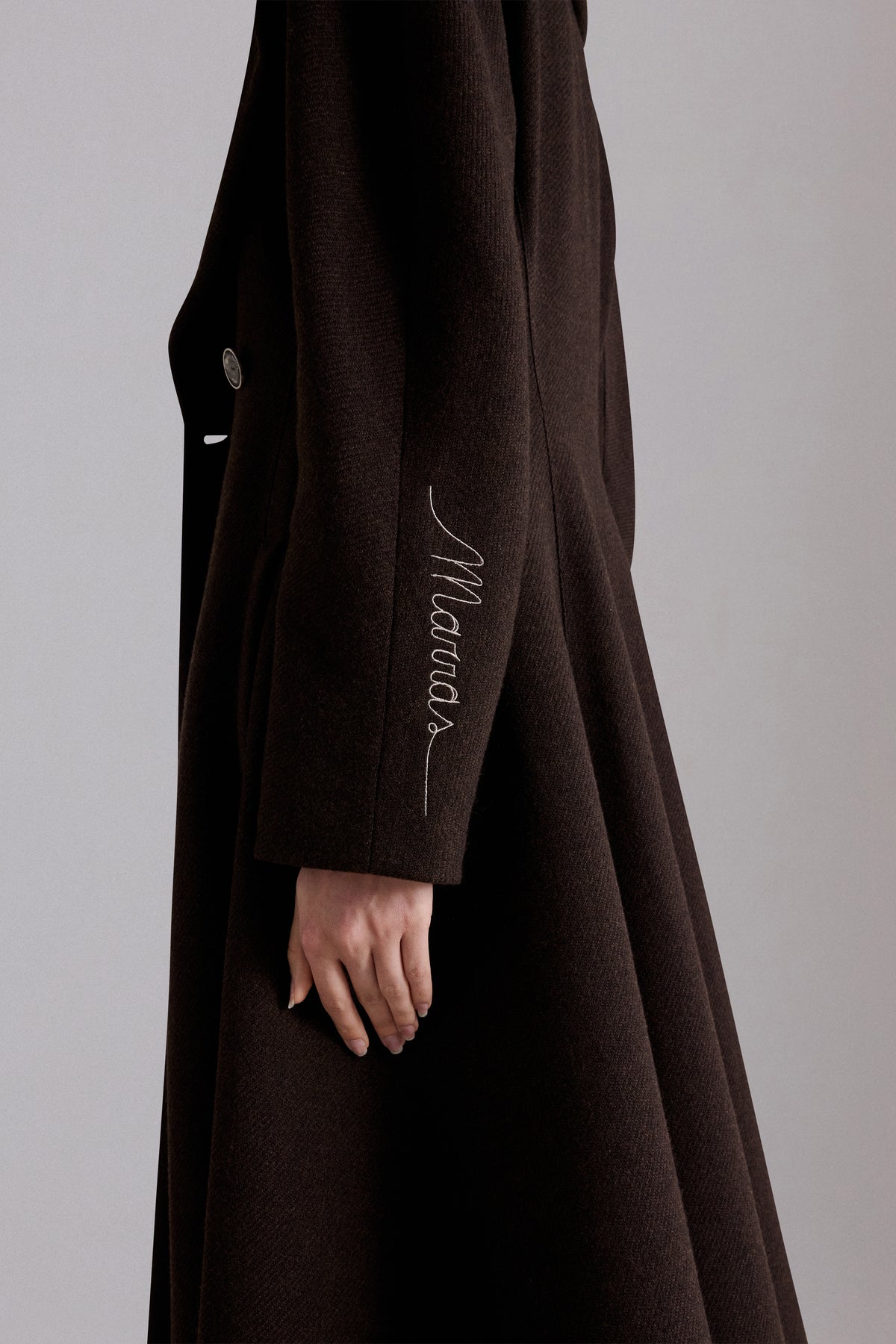 Cappotto lungo doppiopetto