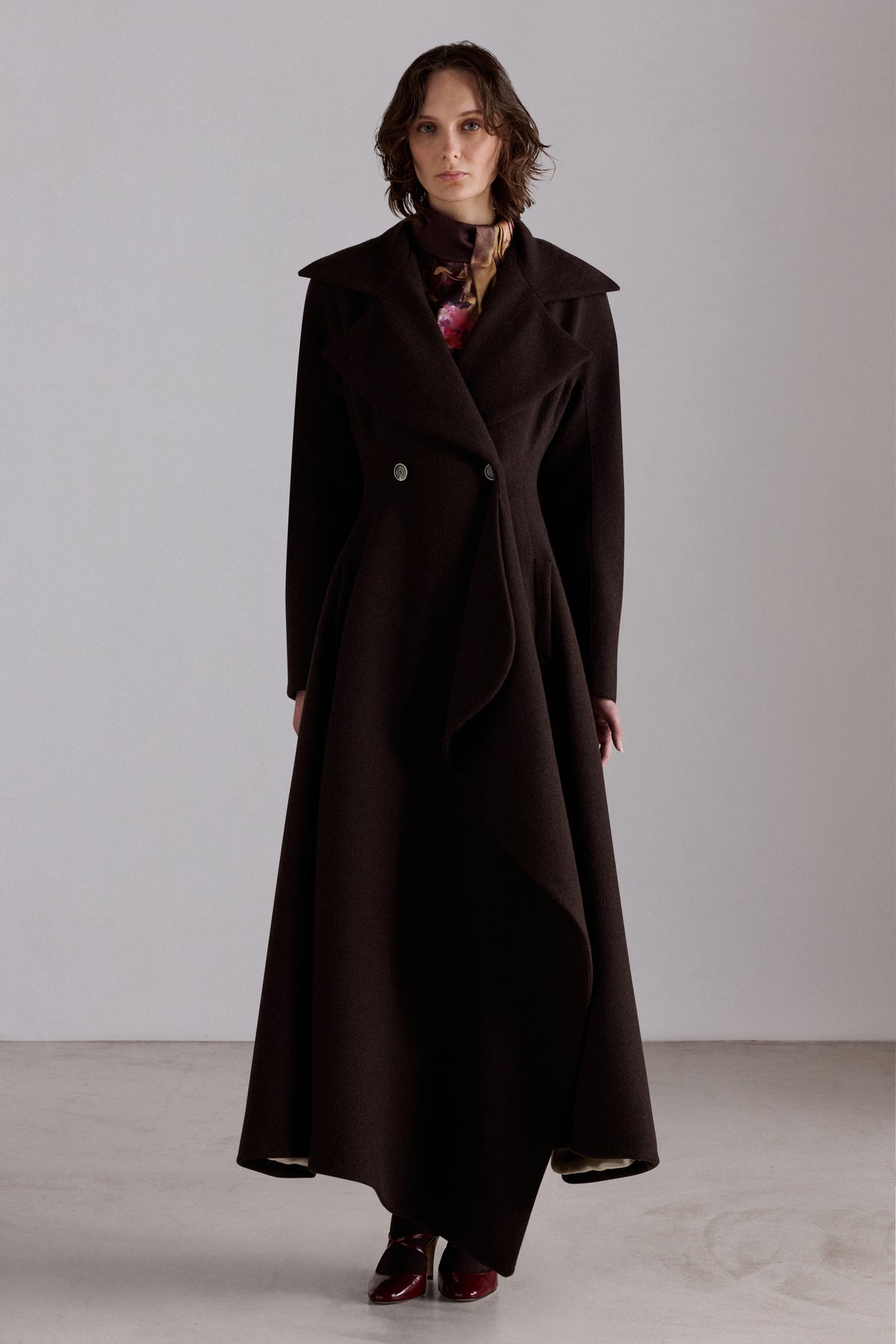 Cappotto lungo doppiopetto