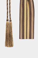 Brown & Gold Waist Sash