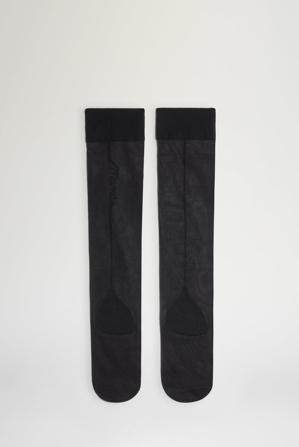 Black Sheer Knee-High Socks