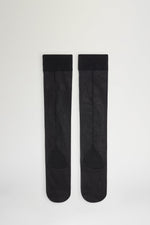 Black Sheer Knee-High Socks