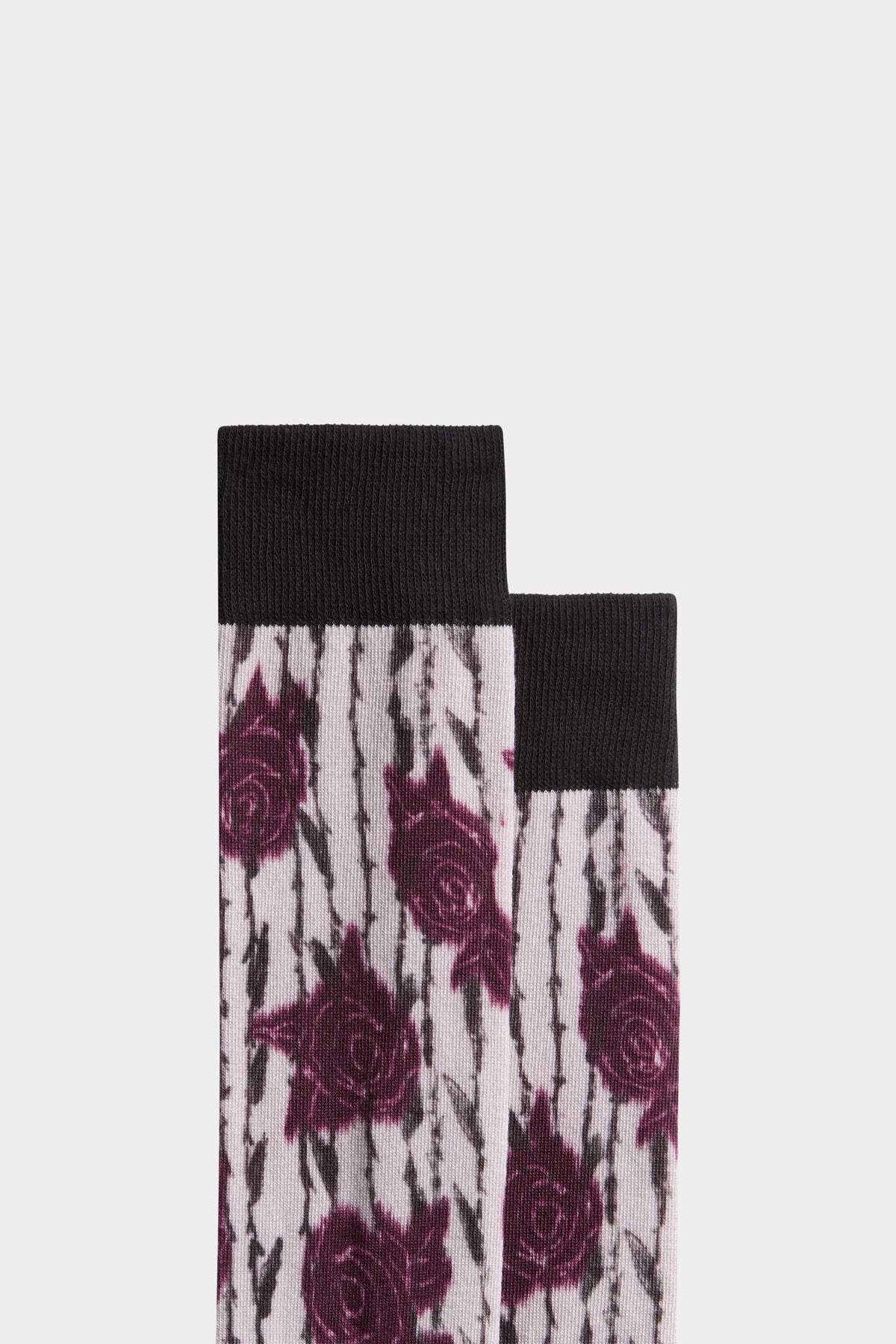 Calzini con Stampa Rose