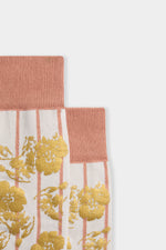 Rose & Gold Floral Socks