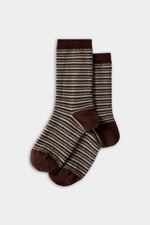 Multicolour Striped Knit Socks