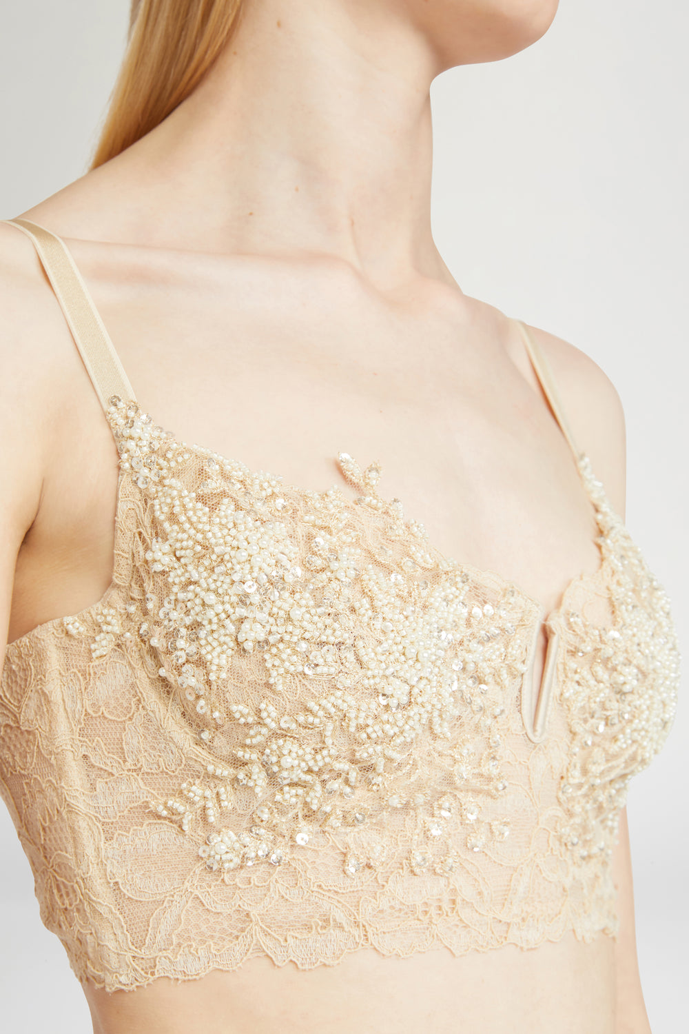 Bralette in Pizzo Avorio