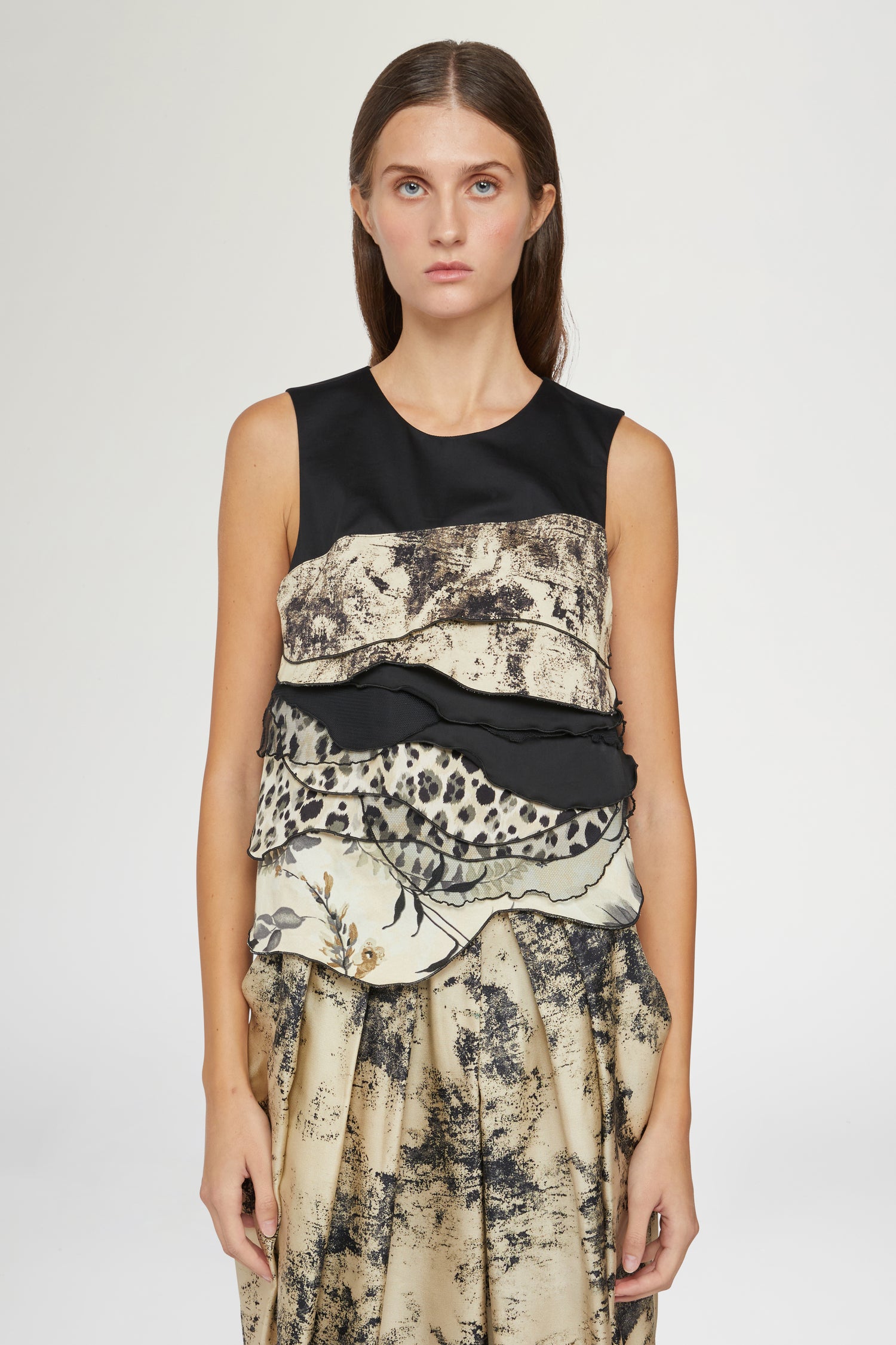 Top Stampa Tropicale