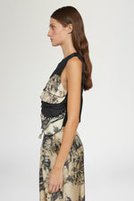 Top Stampa Tropicale
