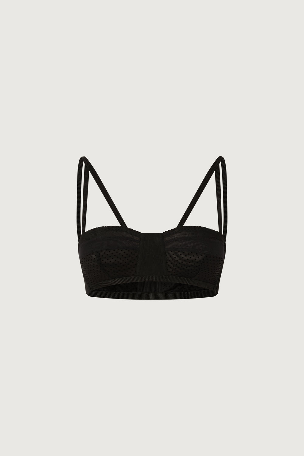 Bralette in Jersey Nero