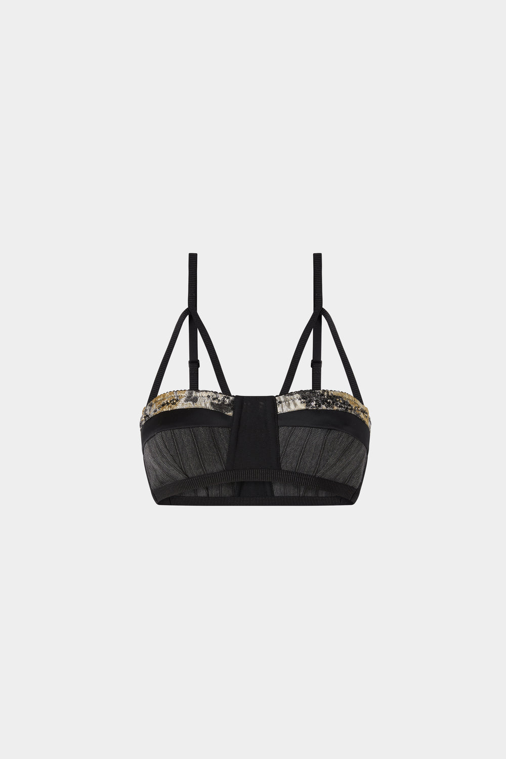 Jersey Bra with Beads