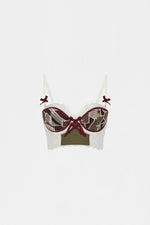 Patchwork Lace Corset Top