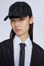 Black Tweed Cap