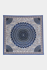 Foulard di Seta con Stampa Mandala