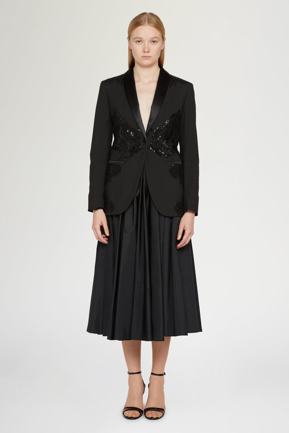 Blazer Nero con Paillettes