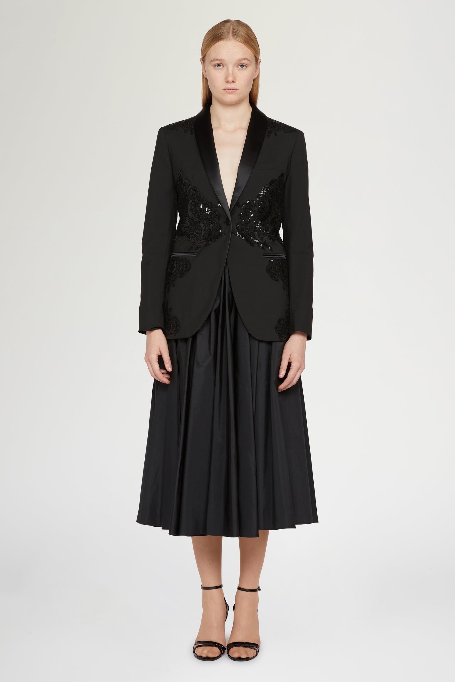 Blazer Nero con Paillettes