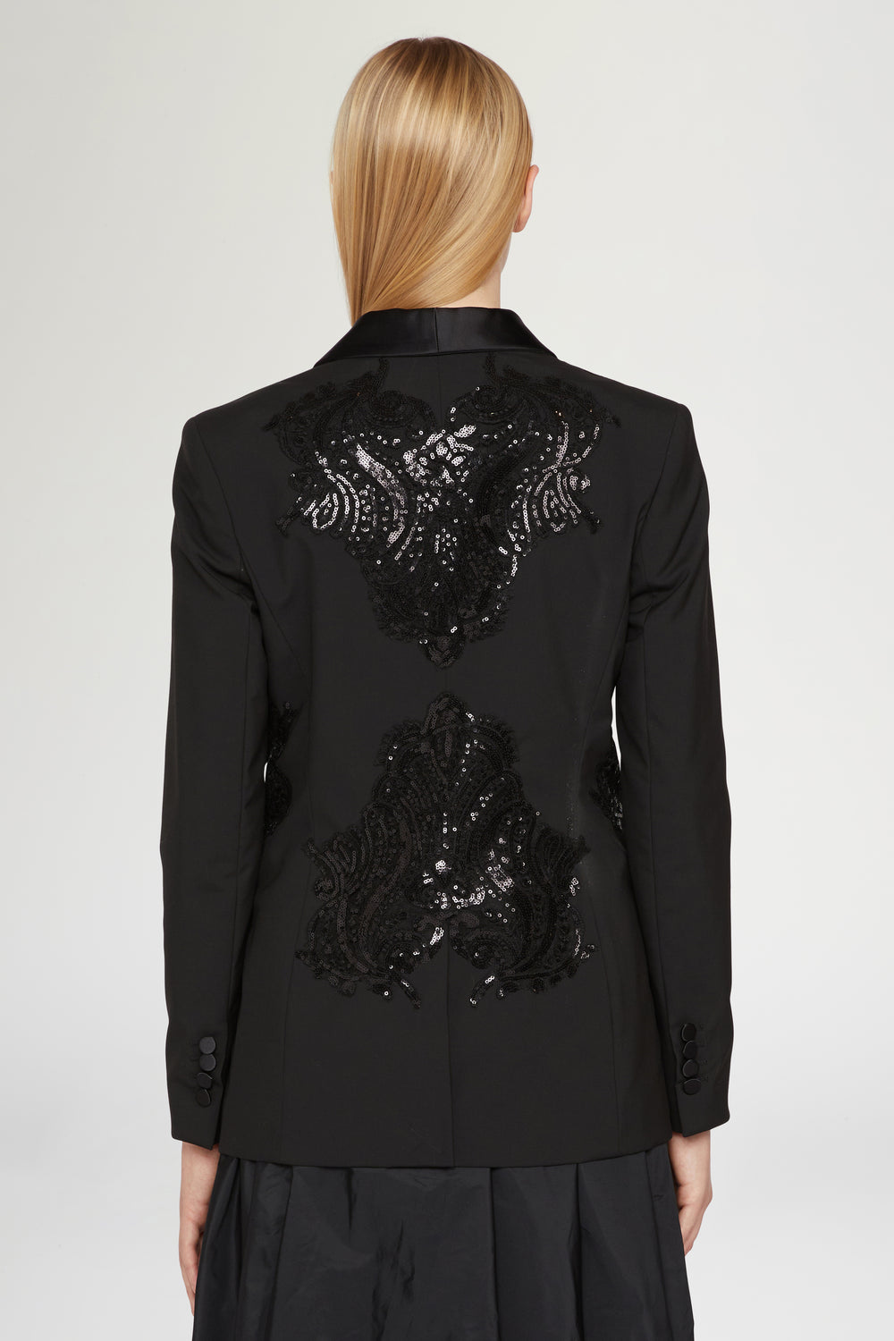 Blazer Nero con Paillettes