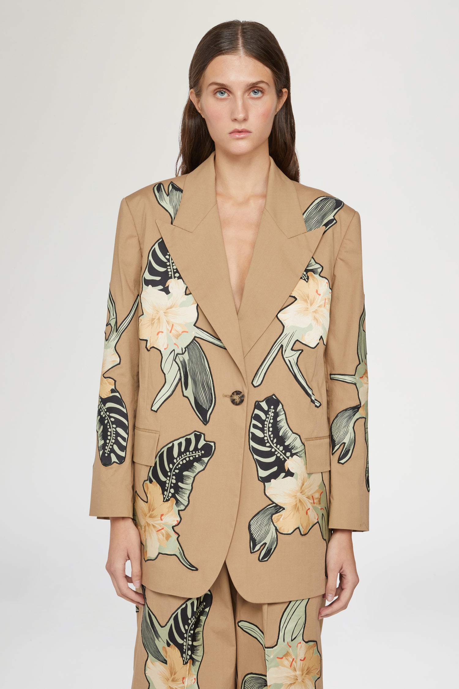 Blazer Patchwork Ibiscus