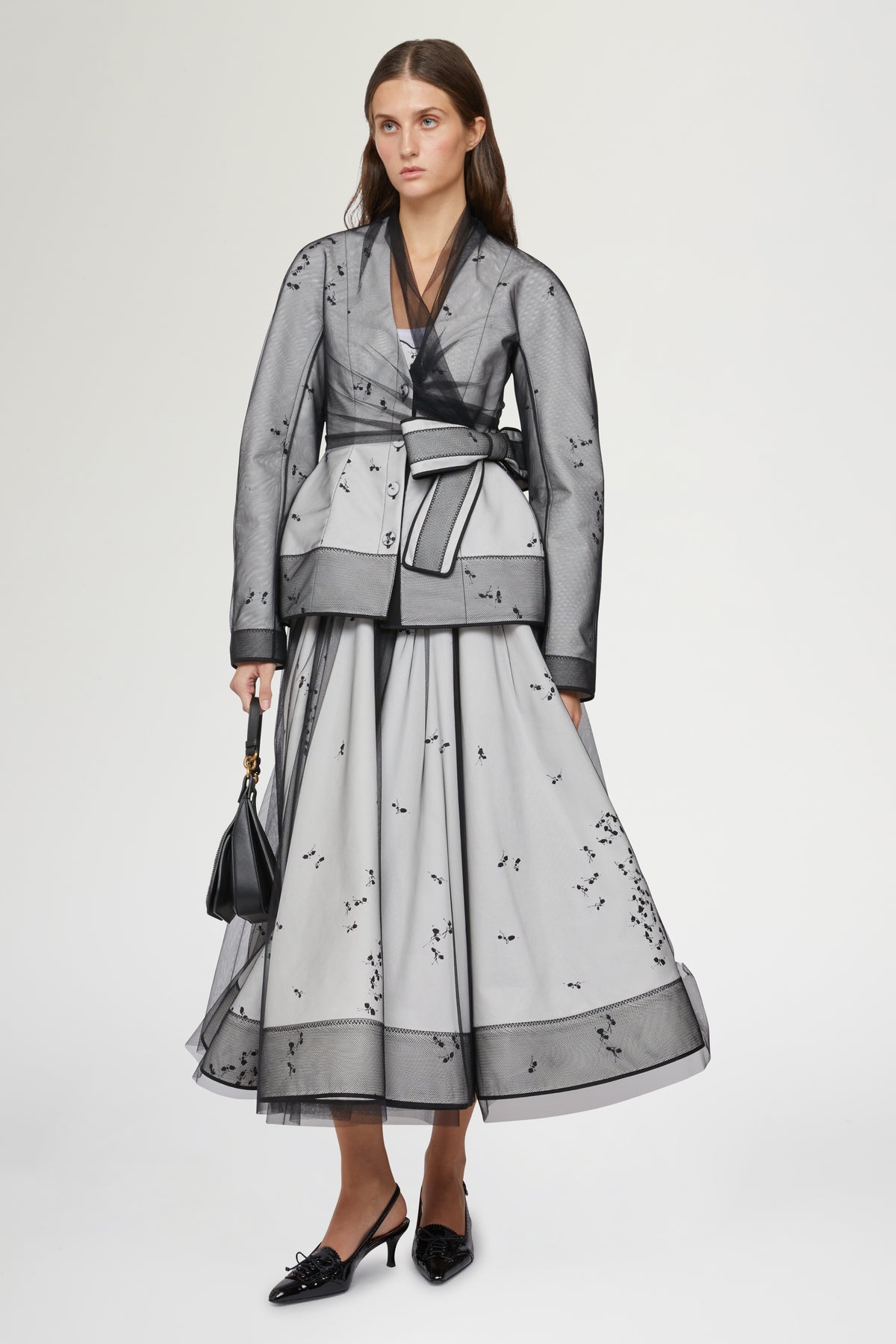 Duchesse Jacket with Ant print