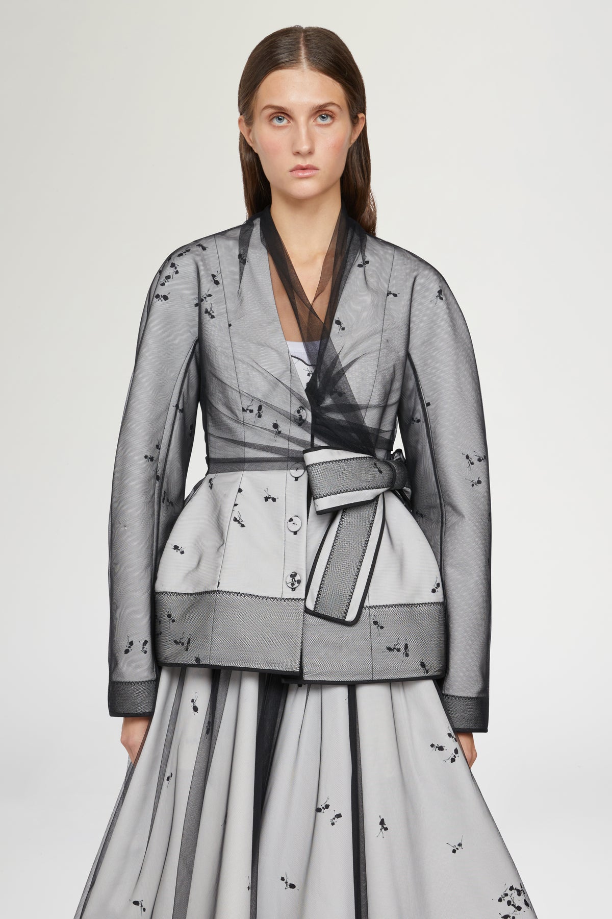 Duchesse Jacket with Ant print