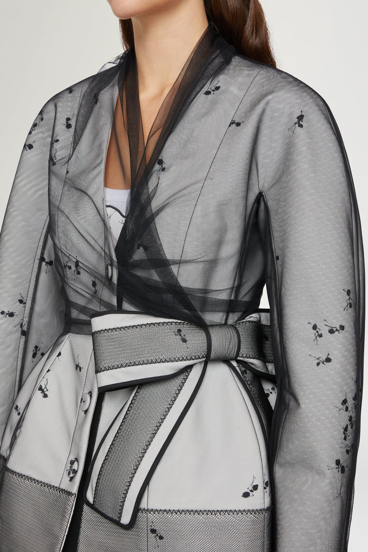 Duchesse Jacket with Ant print