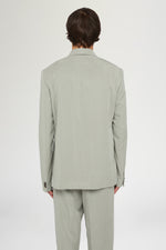 Sage Green Double-Breasted Jacket