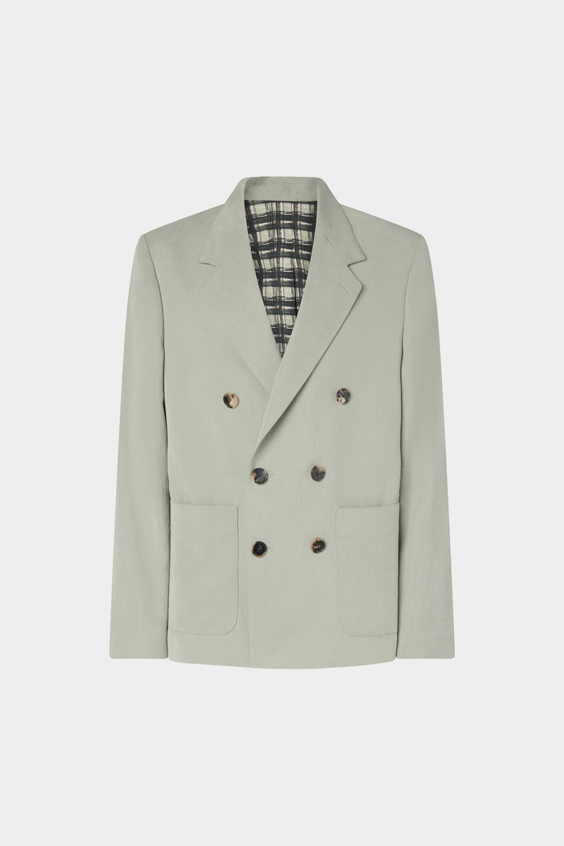 Sagester two-toned jacket in microfiber