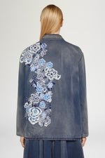 Giacca in Denim Blu