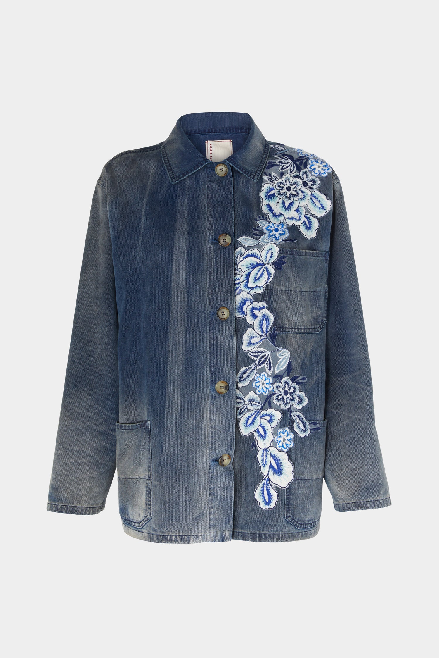 Giacca in Denim Blu