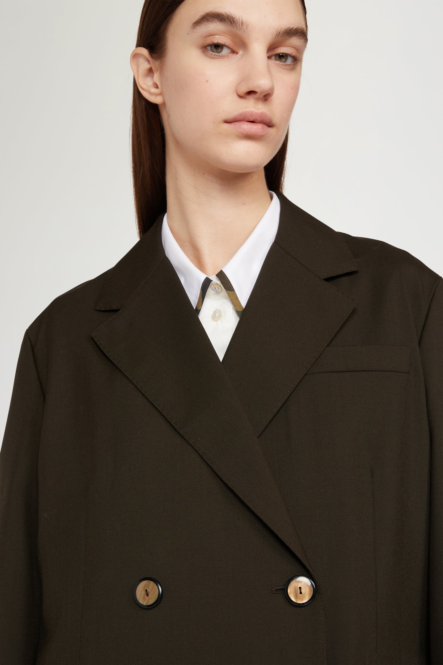 Blazer Doppiopetto Marrone
