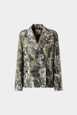 Brocade Blazer with Beads