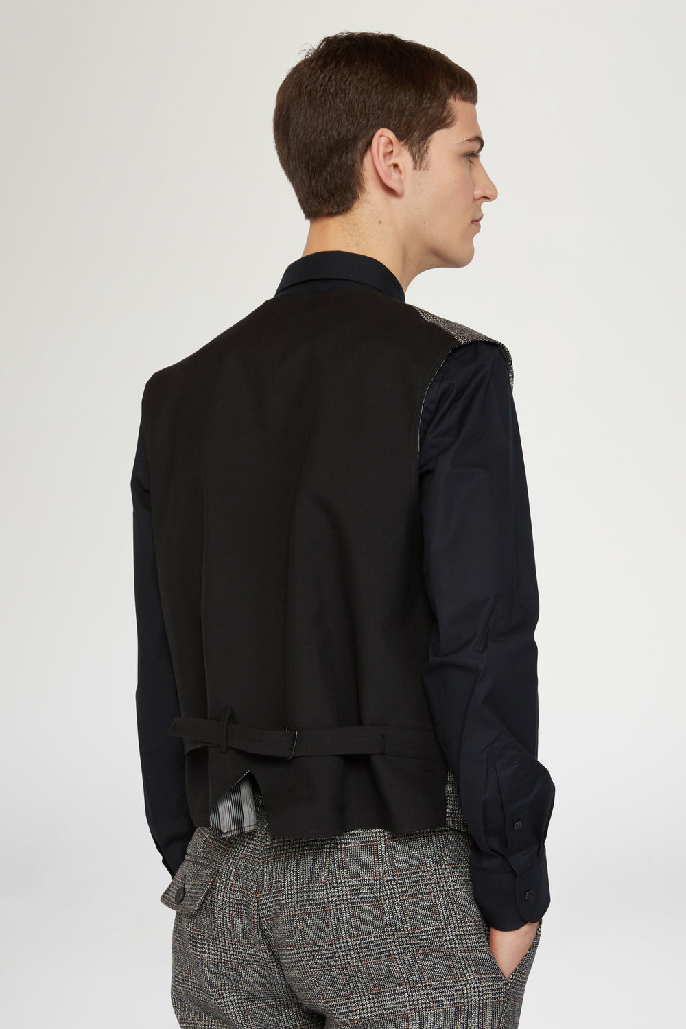 Gilet Sartoriale Grigio in Lana