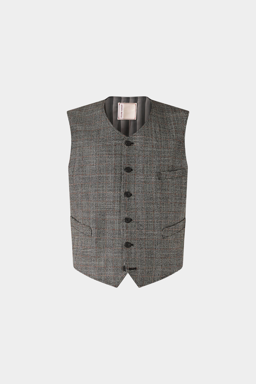 Gilet Sartoriale Grigio in Lana