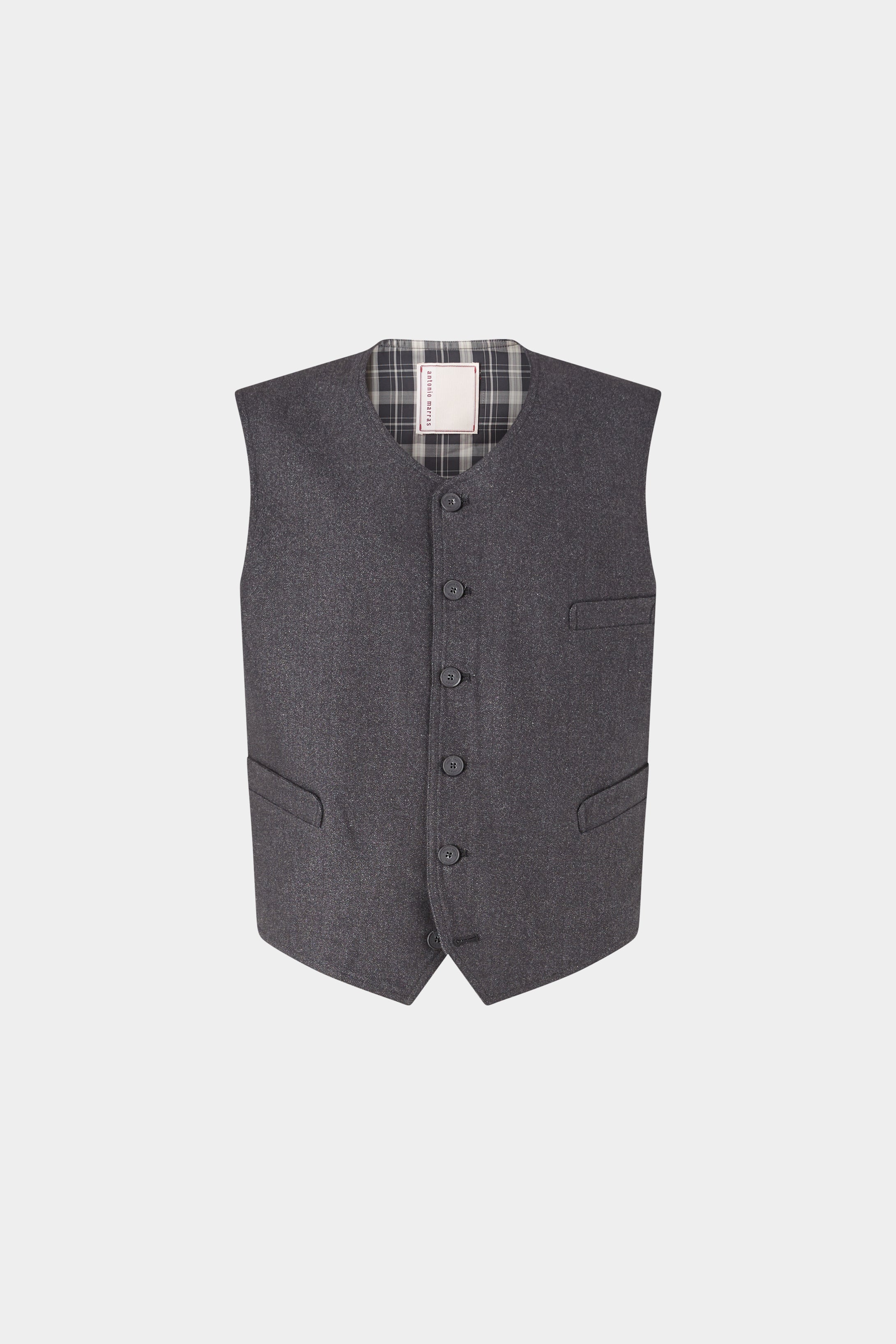Dark Grey Tailored Vest