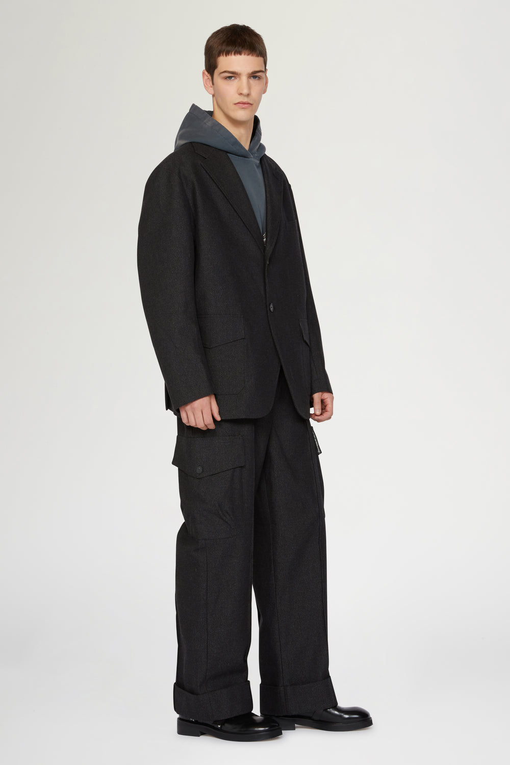 Blazer Nero Monopetto