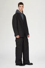 Blazer Nero Monopetto