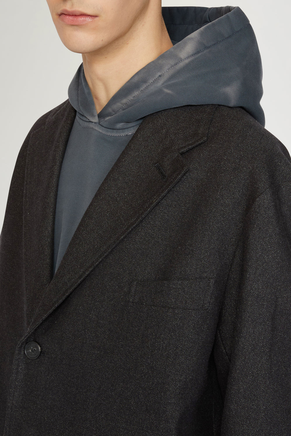 Blazer Nero Monopetto