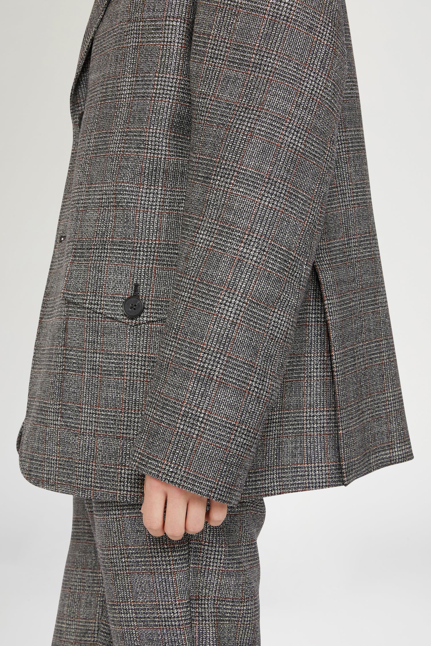 Blazer Grigio Monopetto