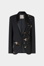 Embroidered Ramage Smoking Blazer