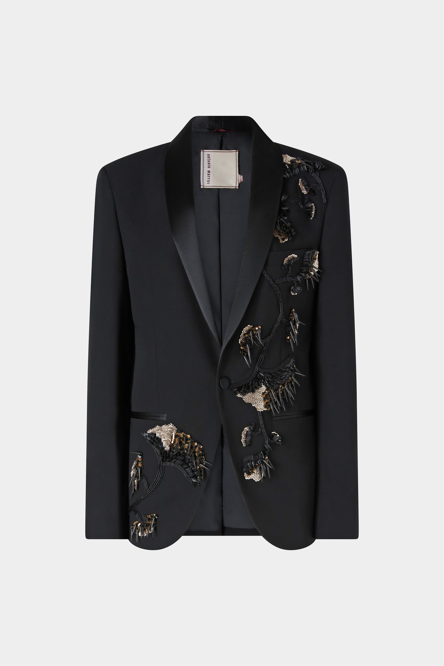 Embroidered Ramage Smoking Blazer