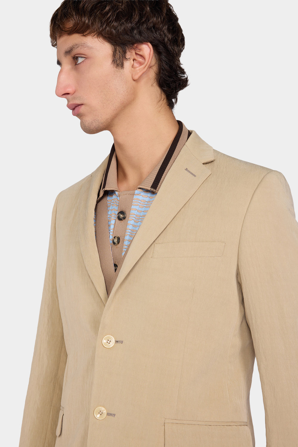 Blazer Monopetto Beige
