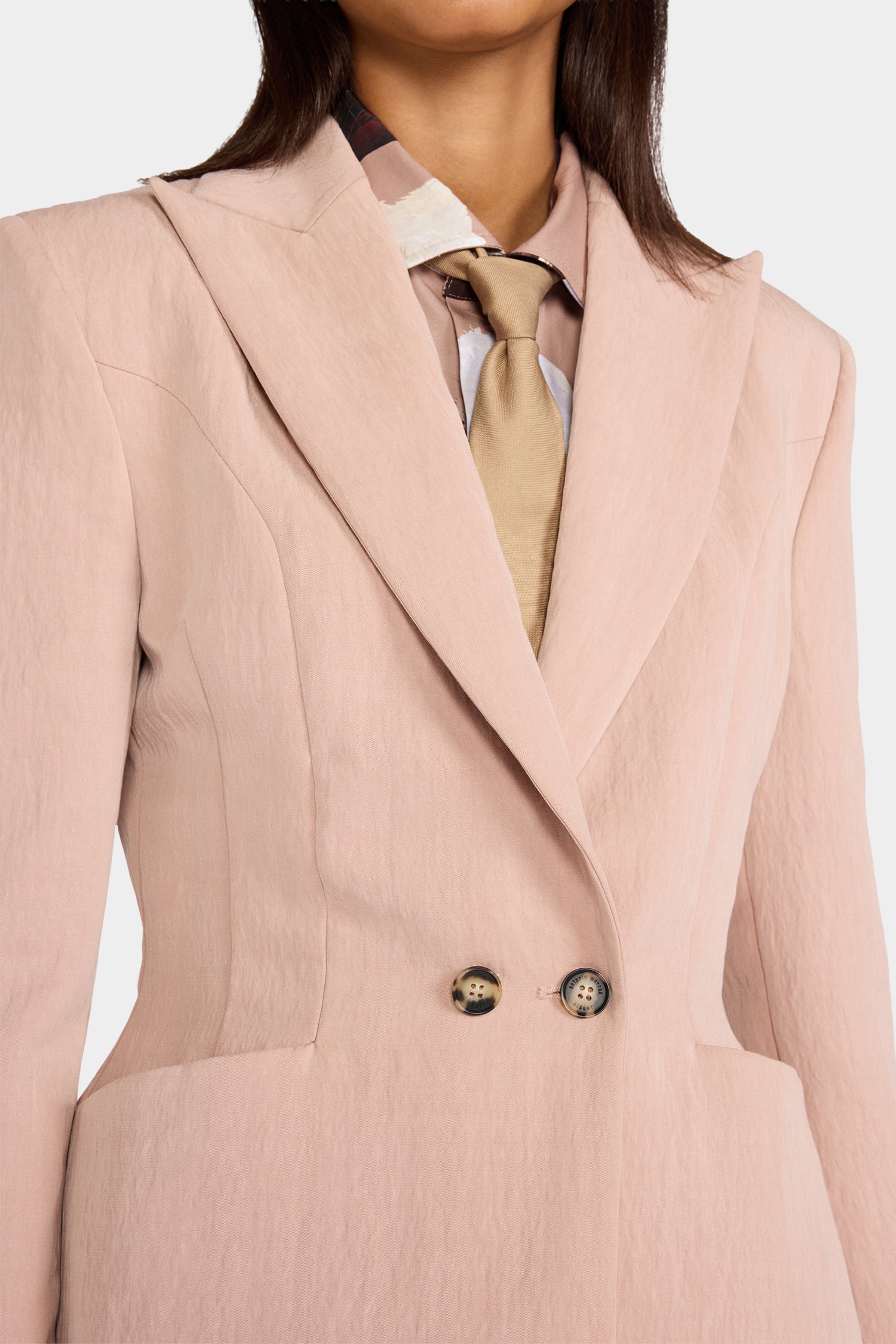 Antique Pink Shaped Jacket