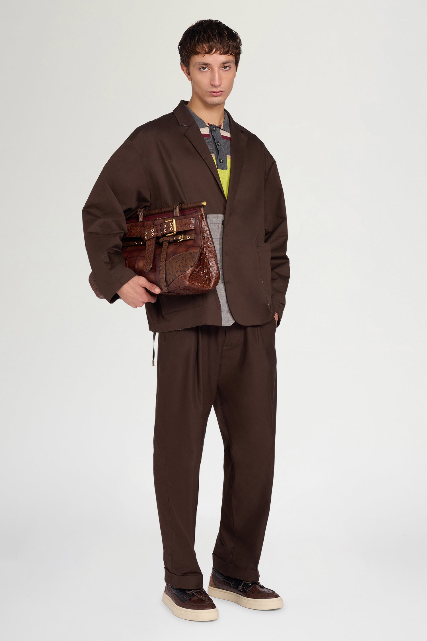 Deconstructed Single-Breasted Jacket