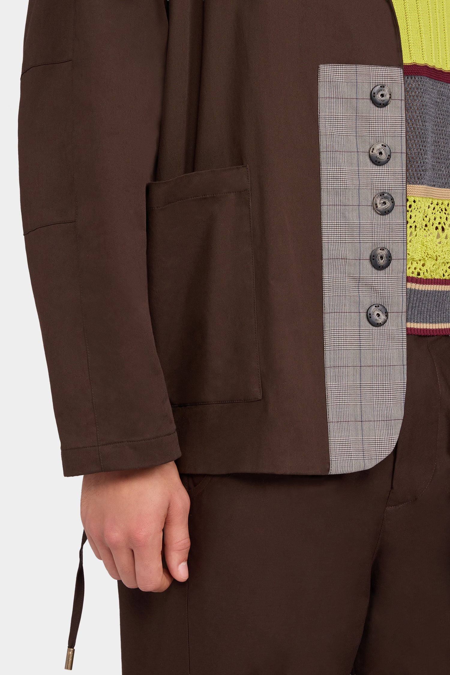 Deconstructed Single-Breasted Jacket