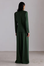 Blazer doppiopetto in lana vergine stretch