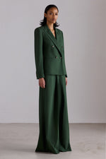 Blazer doppiopetto in lana vergine stretch