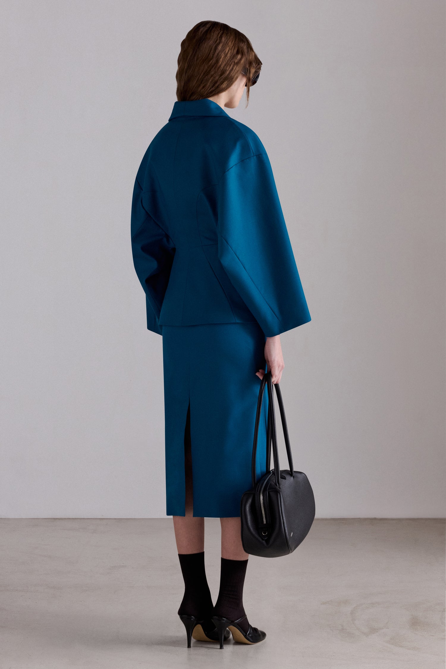 Deep Teal Tailored Jacket