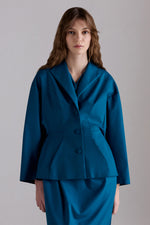 Deep Teal Tailored Jacket