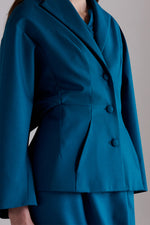 Deep Teal Tailored Jacket