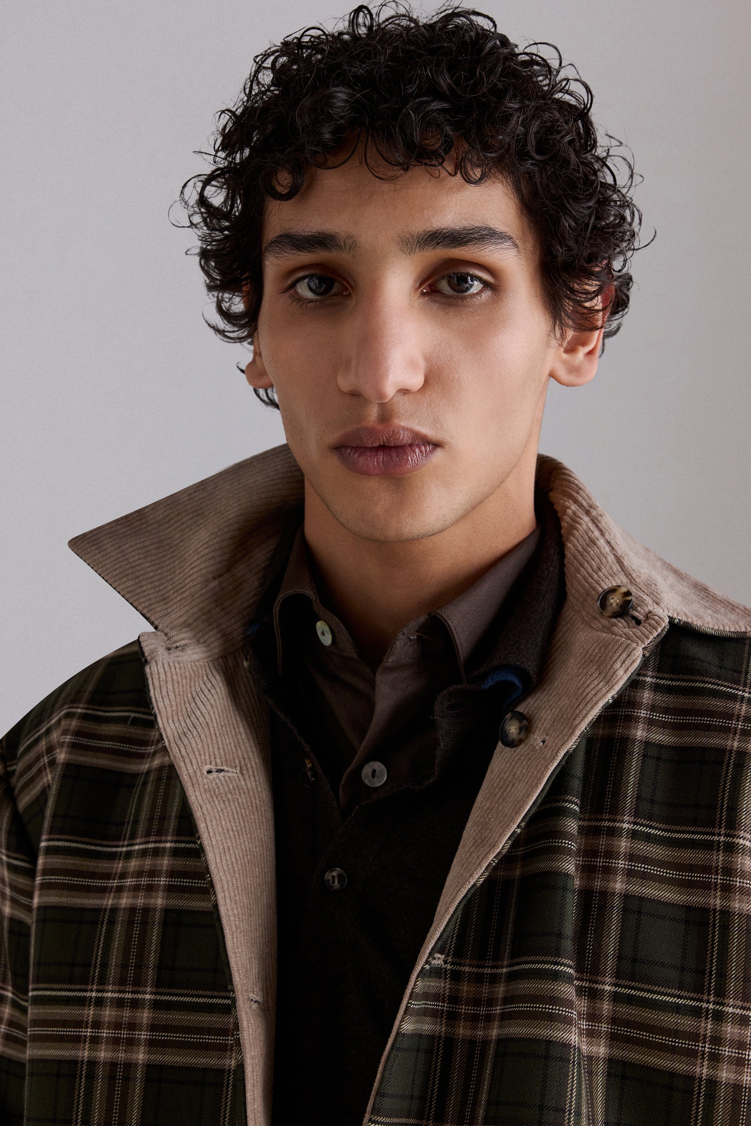 Reversible Corduroy and Tartan Jacket